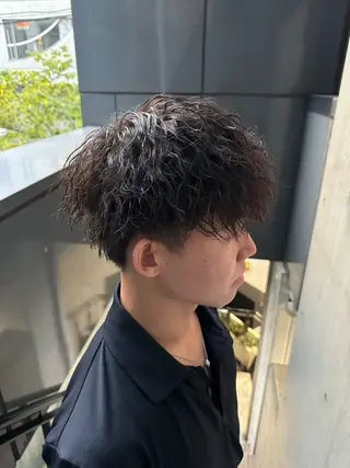 パーマ メンズ 河野 悠のヘアスタイル
