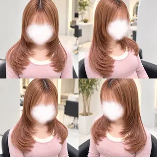 セミロング Emuest心斎橋 SAKIのヘアスタイル