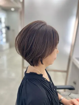 ショート 🤍透明感カラー︎ 🤍YUURI🤍のヘアスタイル