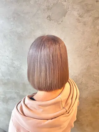ミディアム 濵﨑 理奈のヘアスタイル