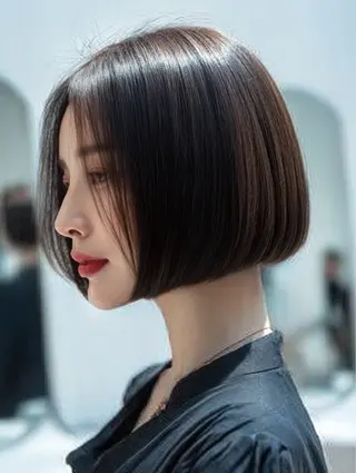 ショート カラー 🍒モテ暖色カラー × うる艶✧ ゆなのヘアスタイル
