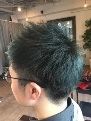 ショート カラー メンズ 美髪・艶髪特化美容師 RYOJIのヘアスタイル