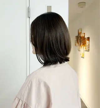 ミディアム 麥生田 秀太のヘアスタイル