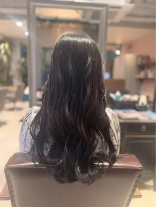 カラー 透明感カラー yuzuna♩のヘアスタイル