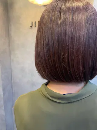 ミディアム カラー レイヤーカット/ ダブルカラー/ナナミのヘアスタイル