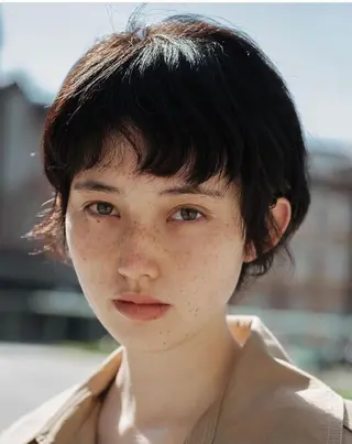 ショート カラー パーマ 吉田一輝 外国人パーマのヘアスタイル