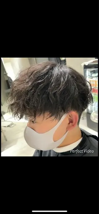 パーマ メンズ メンズパーマの達人 KAITOのヘアスタイル