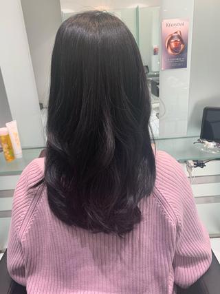 ロング 神頭 彩のヘアスタイル