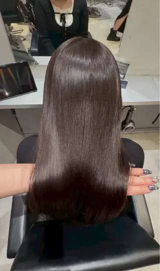 ロング カラー 艶髪×透明感カラー りこのヘアスタイル