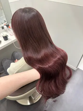 ロング レイヤー/ダブル カラー/YURINAのヘアスタイル