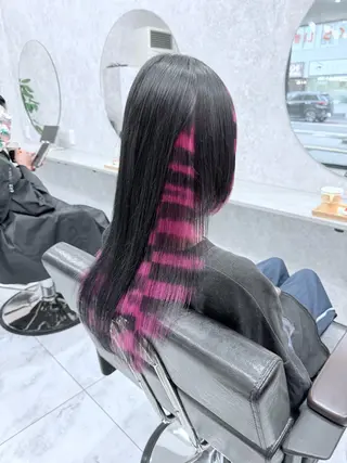 ロング カラー 🌺ハイトーン🌺 矢葺 なぎさ🌺🌺のヘアスタイル