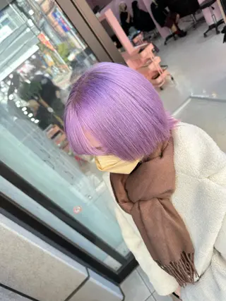 ショート カラー ブリーチ特化🌈 MANATOのヘアスタイル
