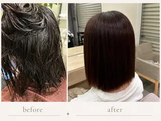 ショート パーマ 新屋敷 パーマ/縮毛矯正のヘアスタイル