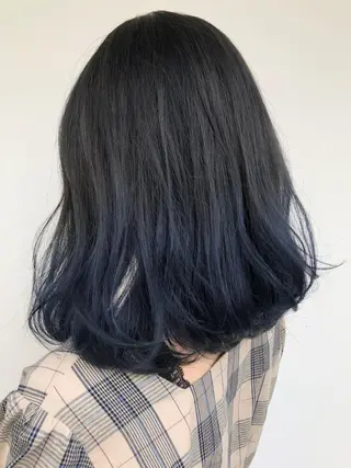ミディアム カラー サワタ ミサのヘアスタイル