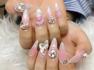 ネイル Kei Nail 長さ出し 付け放題のネイルデザイン