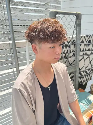 ショート パーマ メンズ メンズ特化サロン ユウヘイのヘアスタイル