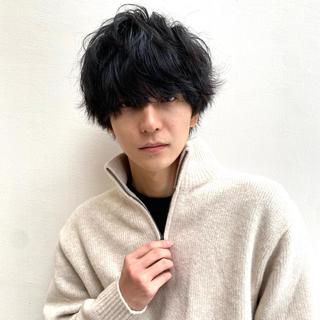 ミディアム カラー パーマ メンズ ✨店長/原宿/艶髪✨ 阿部凌太郎のヘアスタイル