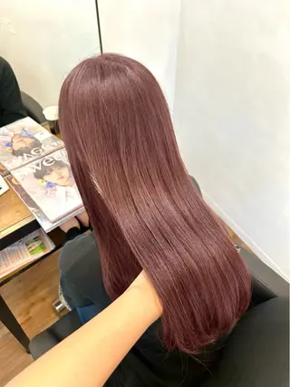 ロング カラー 藤間 帆乃夏（とうまほのかのヘアスタイル