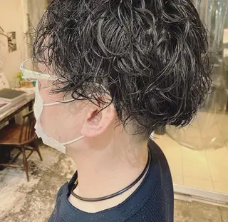 ショート パーマ カナザワ アリッサのヘアスタイル