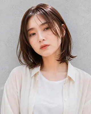 ミディアム メンズパーマカット モデル☆今川茉綾のヘアスタイル