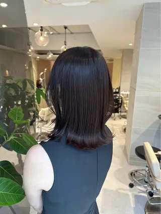 ミディアム カラー 透明感カラー🌿 グレージュ🐺陽介のヘアスタイル