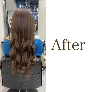 ロング カラー ヘアアレンジ FAAM Tsuneのヘアスタイル
