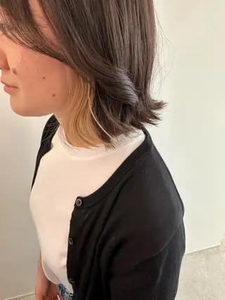 ショート カラー レイヤー/ナチュラル 💐nao.のヘアスタイル