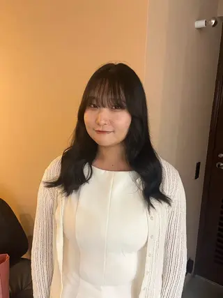 カラー YOKE 桃山台 SAKI♩ ܸのヘアスタイル
