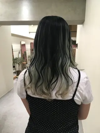 セミロング カラー natsuki /HUIのヘアスタイル