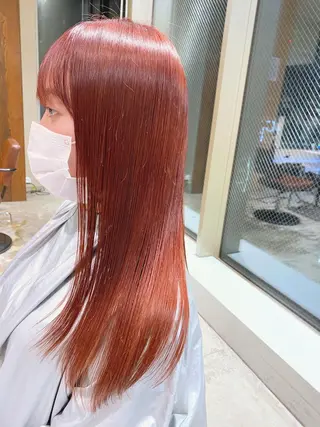 カラー 顔まわりの神様✨ 透明感カラー藤嶋秀幸のヘアスタイル