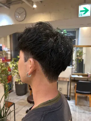 パーマ メンズ TSUMUGI ／ハイトーン🎀のヘアスタイル