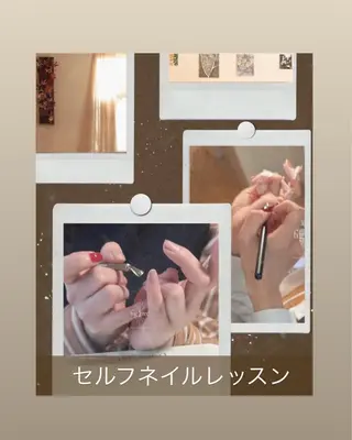 ネイル fig  tree 地爪育成モニターのネイルデザイン