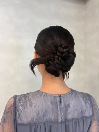 ヘアアレンジ ピンクカラーアレンジ 🩷AYANA🩷のヘアスタイル