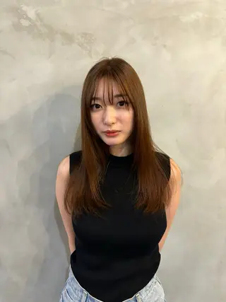 ロング カラー 佐川 寧音　《パーマ》のヘアスタイル