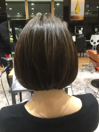 ショート ミディアム セミロング カラー パーマ Soleria 田中慎一のヘアスタイル