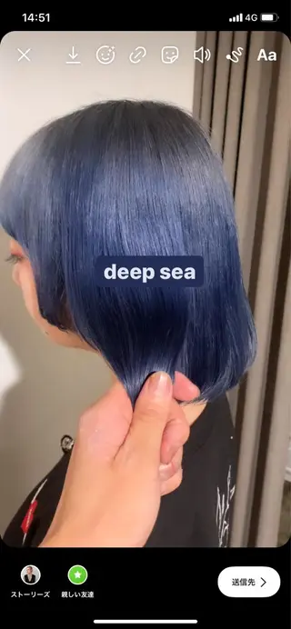 カラー ✨艶ブリーチカラー ✨四ノ宮裕己のヘアスタイル