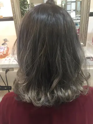 カラー 軽部 健司のヘアスタイル