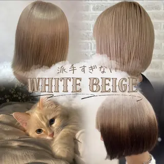 ショート カラー ‪🔆‬ハイトーン ‪🔆‬AYAKAのヘアスタイル