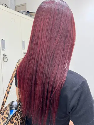 ロング カラー ハイトーンカラー🐬 えりかのヘアスタイル