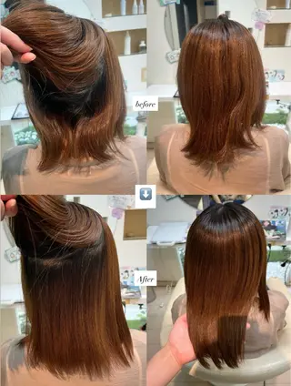 ミディアム emu🤍𐙚 Miyuのヘアスタイル