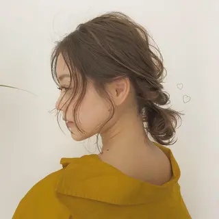 セミロング カラー ヘアアレンジ アイブロウ 🍋黒瀬梨央の眉毛・アイブロウイメージ