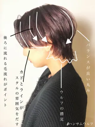 ショート 中野 恵脩のヘアスタイル