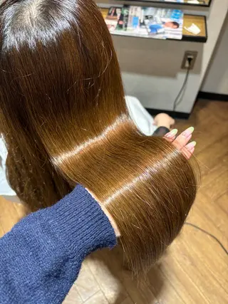 セミロング Rena/韓国 /ワンホンヘアのヘアスタイル