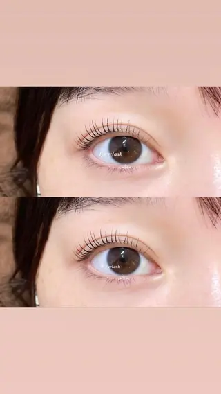 セミロング カラー パーマ ヘアアレンジ メンズ キッズ ネイル マツエク・マツパ アイブロウ 𝑹 eyelashのマツエク・マツパデザイン