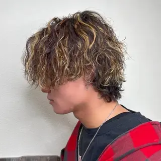 パーマ メンズ 🐰K+Plus🐰 まゆ🐰のヘアスタイル