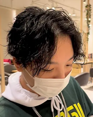 パーマ メンズ 酒井 将大のヘアスタイル