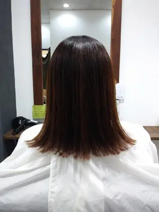ミディアム 田中 杏佳のヘアスタイル