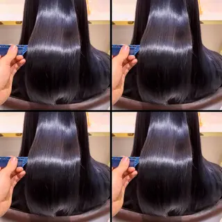 ロング カラー 髪質改善・縮毛矯正 特化・ユウシンのヘアスタイル