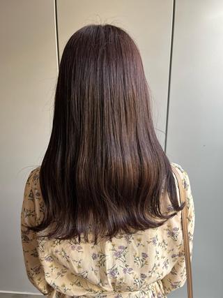ロング 佐藤 宰 OZ桑野店のヘアスタイル