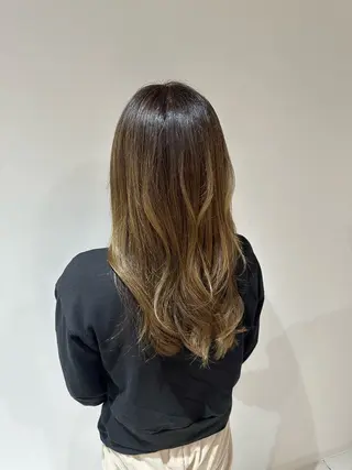 ロング カラー 北千住 髪質改善 カナのヘアスタイル